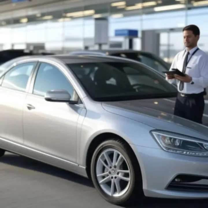 Odbiór pojazdu na lotnisku Chopina