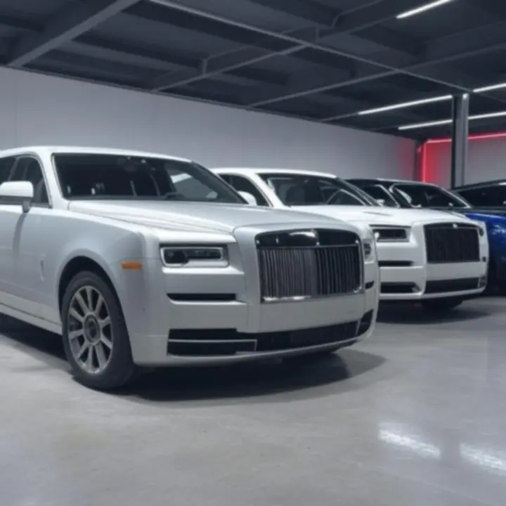 Nowoczesny salon wynajmu samochodów Waffle Advertising Ltd